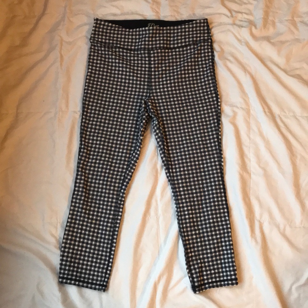 High waisted cropped leggings